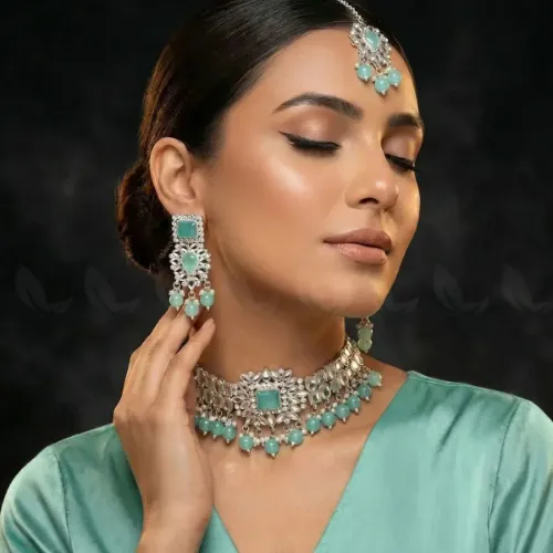 KUNDAN NECKLACE - 0536 - Product Image